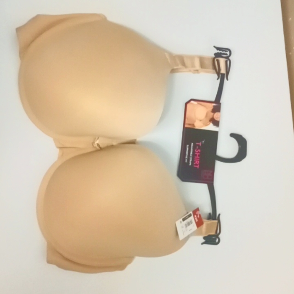 NOBO Adjustable Straps Bras, Supportive Fit, size 42C & 42DDD, Beige, Bra